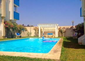 Sea View Apartment in Hammamet with Shared Pool
